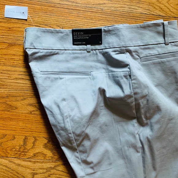 LOFT Devin Gray Cropped Pants - Picture 4 of 5
